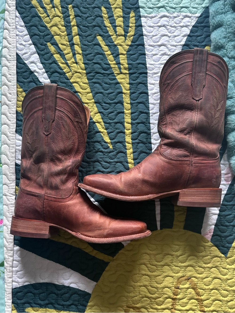 Tecovas Brown Men's Leather Cowboy Boots